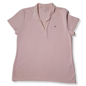 Tommy Hilfiger pink polo shirt size L